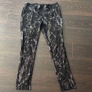 Bisou Bisou Black Patterned Skinny Jeans